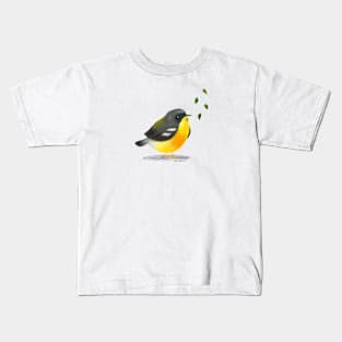 Tropical Parula Bird Kids T-Shirt